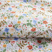 Strawberry Fields Classic Cool Cotton Percale Sham - White Multi, Standard,White Multi