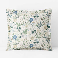 Strawberry Fields Classic Cool Cotton Percale Sham - Beige, Euro,Beige