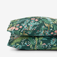 Peacock Classic Smooth Sateen Pillowcase Set - Evergreen, Standard,Evergreen