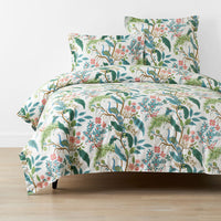 Peacock Classic Smooth Sateen Duvet Cover - Cream, Twin/Twin XL,Cream