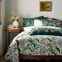 Peacock Classic Smooth Sateen Duvet Cover - Cream, Twin/Twin XL,Cream