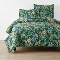Peacock Classic Smooth Sateen Comforter - Evergreen, Twin/Twin XL,Evergreen