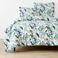 Peacock Classic Smooth Sateen Comforter - Ivory Multi, Twin/Twin XL,Ivory Multi