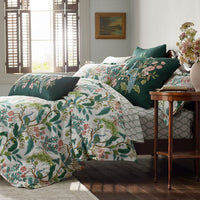 Peacock Classic Smooth Sateen Comforter - Cream, Twin/Twin XL,Cream