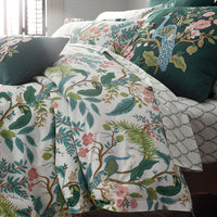Peacock Classic Smooth Sateen Comforter - Cream, Twin/Twin XL,Cream