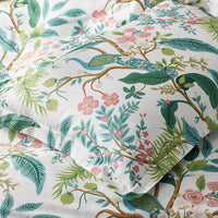 Peacock Classic Smooth Sateen Comforter - Cream, Twin/Twin XL,Cream