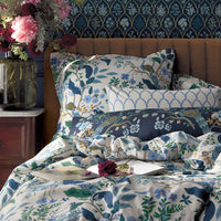 Peacock Classic Smooth Sateen Sham - Ivory Multi, Standard,Ivory Multi