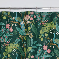 Peacock Classic Smooth Sateen Shower Curtain - Evergreen,Evergreen