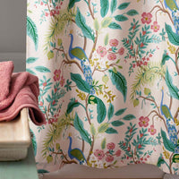 Peacock Classic Smooth Sateen Shower Curtain - Blush,Blush