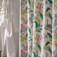 Peacock Classic Smooth Sateen Shower Curtain - Blush,Blush