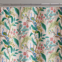 Peacock Classic Smooth Sateen Shower Curtain - Blush,Blush