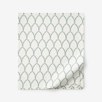 Laurel Classic Smooth Sateen Flat Bed Sheet - Sage, King/Cal King,Sage