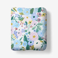 Garden Party Classic Cool Cotton Percale Fitted Bed Sheet - Lilac, Twin,Lilac