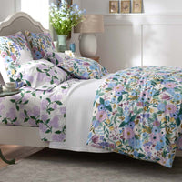 Garden Party Classic Cool Cotton Percale Duvet Cover - Lilac, Twin/Twin XL,Lilac
