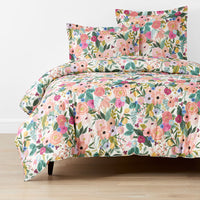 Garden Party Classic Cool Cotton Percale Comforter - Multi, Twin/Twin XL,Multi