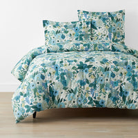 Garden Party Classic Cool Cotton Percale Comforter - Teal, Twin/Twin XL,Teal