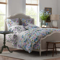 Garden Party Classic Cool Cotton Percale Comforter - Lilac, Twin/Twin XL,Lilac