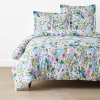 Garden Party Classic Cool Cotton Percale Comforter - Lilac, Twin/Twin XL,Lilac