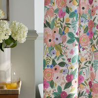 Garden Party Classic Cool Cotton Percale Shower Curtain - Multi,Multi