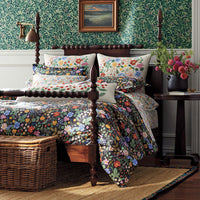 Strawberry Fields Embroidered Decorative Square Pillow Cover - Cream Multi,Cream Multi