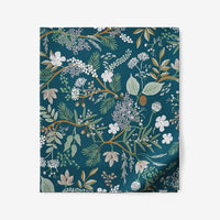Juniper Forest Classic Smooth Sateen Flat Bed Sheet - Navy, Twin/Twin XL,Navy