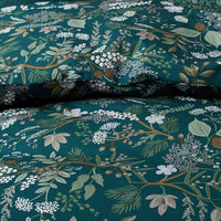 Juniper Forest Classic Smooth Sateen Flat Bed Sheet - Navy, Twin/Twin XL,Navy