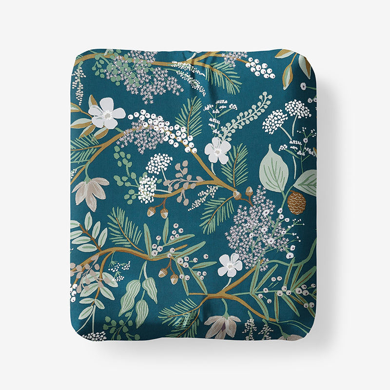 Juniper Forest Classic Smooth Sateen Fitted Bed Sheet - Navy, Twin,Navy