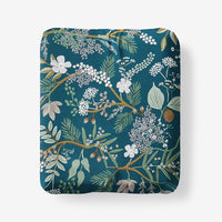 Juniper Forest Classic Smooth Sateen Fitted Bed Sheet - Navy, Twin,Navy
