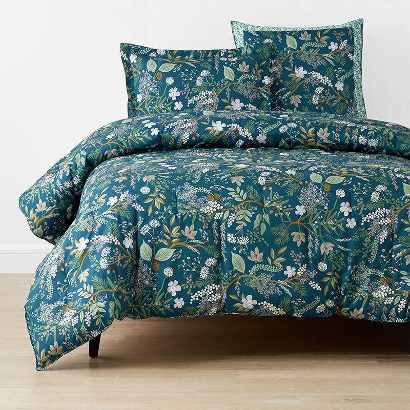 Juniper Forest Classic Smooth Sateen Comforter - Navy, Twin/Twin XL,Navy