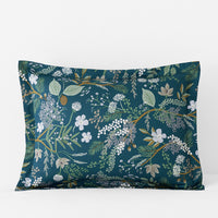 Juniper Forest Classic Smooth Sateen Sham - Navy, Standard,Navy