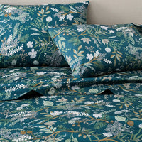 Juniper Forest Classic Smooth Sateen Bed Sheet Set - Navy, Twin,Navy