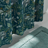 Juniper Forest Classic Smooth Sateen Shower Curtain - Navy,Navy