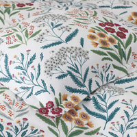 Holiday Print Classic Ultra-Cozy Cotton Flannel Fitted Bed Sheet - Floral Spray, Twin XL,Floral Spray
