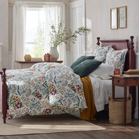 Holiday Print Classic Ultra-Cozy Cotton Flannel Sham - Floral Spray, Standard,Floral Spray