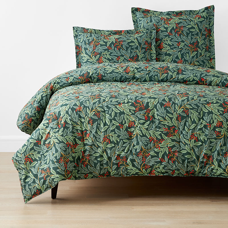 Willowberry Classic Cool Cotton Percale Comforter - Green, Twin/Twin XL,Green