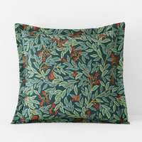 Willowberry Classic Cool Cotton Percale Sham - Green, Euro,Green