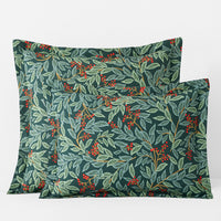 Willowberry Classic Cool Cotton Percale Sham - Green, Standard,Green