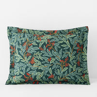Willowberry Classic Cool Cotton Percale Sham - Green, Standard,Green