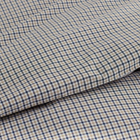 Classic Stripes and Plaids Cool Yarn-Dyed Cotton Percale Pillowcase Set - Mini Check Blue, Standard,Mini Check Blue