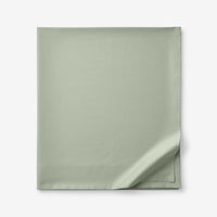 Classic Smooth Sateen Solid Flat Bed Sheet - Light Sage, Twin/Twin XL,Light Sage