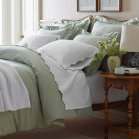 Classic Smooth Sateen Solid Flat Bed Sheet - Light Sage, Twin/Twin XL,Light Sage