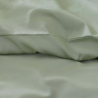 Classic Smooth Sateen Solid Flat Bed Sheet - Light Sage, Twin/Twin XL,Light Sage
