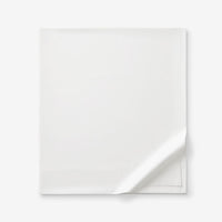 Classic Smooth Sateen Solid Flat Bed Sheet - White, Twin/Twin XL,White