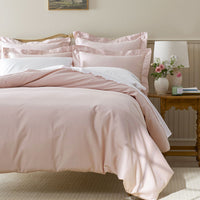 Classic Smooth Sateen Solid Fitted Bed Sheet - Blush, Twin XL,Blush