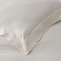 Classic Smooth Sateen Solid Fitted Bed Sheet - Ivory, Twin XL,Ivory