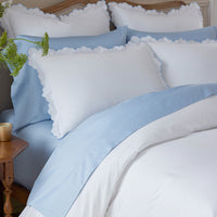 Classic Smooth Sateen Solid Pillowcase Set - Light Blue, Standard,Light Blue
