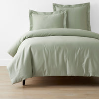 Classic Smooth Sateen Solid Duvet Cover - Light Sage, Twin/Twin XL,Light Sage