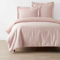 Classic Smooth Sateen Solid Duvet Cover - Blush, Twin/Twin XL,Blush