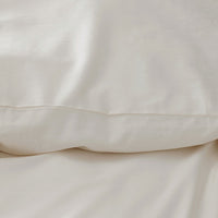 Classic Smooth Sateen Solid Duvet Cover - Ivory, Twin/Twin XL,Ivory