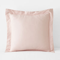 Classic Smooth Sateen Solid Sham - Blush, Euro,Blush